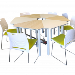 Diamond Style Classroom Desk & Chair Set