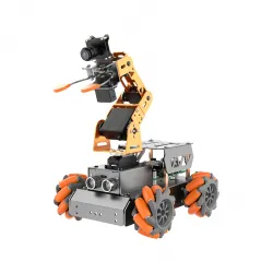 Hiwonder MasterPi AI Vision Robot Arm with Mecanum Wheels Car