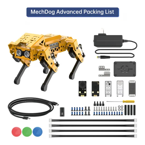 HiWonder MechDog Advanced AI Quadruped Robot Kit | Python & AI Vision